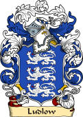English or Welsh Family Coat of Arms (v.23) for Ludlow