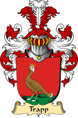v.23 Coat of Family Arms from Germany for Trapp