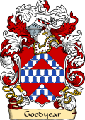English or Welsh Family Coat of Arms (v.23) for Goodyear (Oxfordshire and Warwickshire)