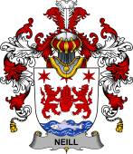 Irish Family Coat of Arms (v.25b) Neill or O'Neill