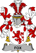 Irish Coat of Arms for Fox