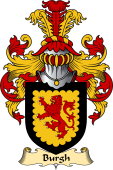 Welsh Family Coat of Arms (v.23) for Burgh (Lord of Mawddwy)