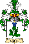French Family Coat of Arms (v.23) for Cardon