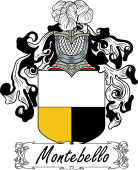 Araldica Italiana Coat of arms used by the Italian family Montebello