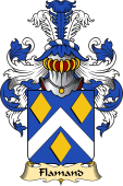 French Family Coat of Arms (v.23) for Flamand