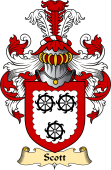 English Coat of Arms (v.23) for the family Scott