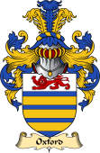 English Coat of Arms (v.23) for the family Oxford