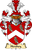 English Coat of Arms (v.23) for the family Hersey or Hershey