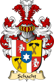v.23 Coat of Family Arms from Germany for Schacht