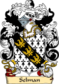 English or Welsh Family Coat of Arms (v.23) for Selman (Middlesex and Shropshire)