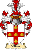 English Coat of Arms (v.23) for the family Villiers