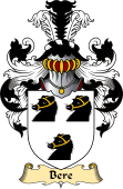 English Coat of Arms (v.23) for the family Bere