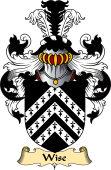 English Coat of Arms (v.23) for the family Wise