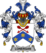 Irish Family Coat of Arms (v.25b) Lonergan or O'Lonergan