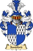 English Coat of Arms (v.23) for the family Sandford