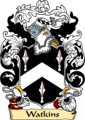 English or Welsh Family Coat of Arms (v.23) for Watkins