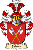 v.23 Coat of Family Arms from Germany for Zehrer