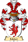 v.23 Coat of Family Arms from Germany for Meder