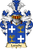 French Family Coat of Arms (v.23) for Laroche