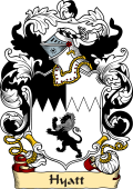 English or Welsh Family Coat of Arms (v.23) for Hyatt