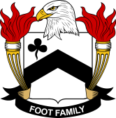 Coat of arms used by the Foot family in the United States of America