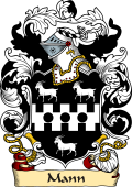 English or Welsh Family Coat of Arms (v.23) for Mann (Ipswich, Suffolk)