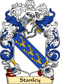 English or Welsh Family Coat of Arms (v.23) for Stanley