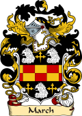 English or Welsh Family Coat of Arms (v.23) for March