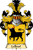 French Family Coat of Arms (v.23) for Beuf (le)