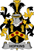 Irish Coat of Arms for Hopkins