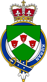 Families of Britain Coat of Arms Badge for: Kieran or O'Kieran (Ireland)