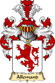 French Family Coat of Arms (v.23) for Allemand