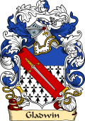English or Welsh Family Coat of Arms (v.23) for Gladwin (Stubbing and Tupton)