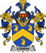 Irish Family Coat of Arms (v.25b) Conran or O'Condron