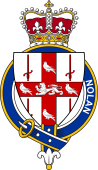 British Garter Coat of Arms for Nolan (Ireland)