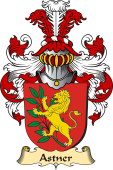 v.23 Coat of Family Arms from Germany for Astner