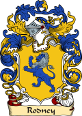 English or Welsh Family Coat of Arms (v.23) for Rodney