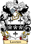 English or Welsh Family Coat of Arms (v.23) for Lawton (Lawton, Cheshire)