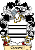 English or Welsh Family Coat of Arms (v.23) for Carswell