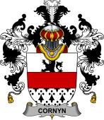 Irish Family Coat of Arms (v.25b) Cornyn or O'Cornyn