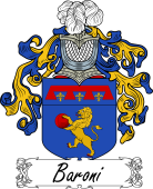 Araldica Italiana Coat of arms used by the Italian family Baroni