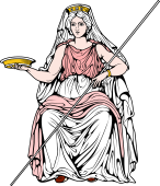 Gods and Goddesses Clipart image: Persephone