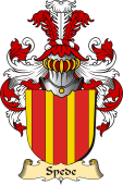 v.23 Coat of Family Arms from Germany for Spede