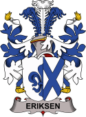 Coat of arms used by the Danish family Eriksen