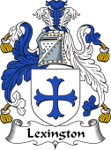 English Coat of Arms for the family Lexington