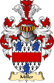 English Coat of Arms (v.23) for the family Miller