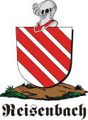 German shield on a mount for Reisenbach