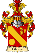 French Family Coat of Arms (v.23) for Étienne