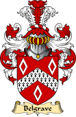 English Coat of Arms (v.23) for the family Belgrave