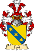 v.23 Coat of Family Arms from Germany for Levi